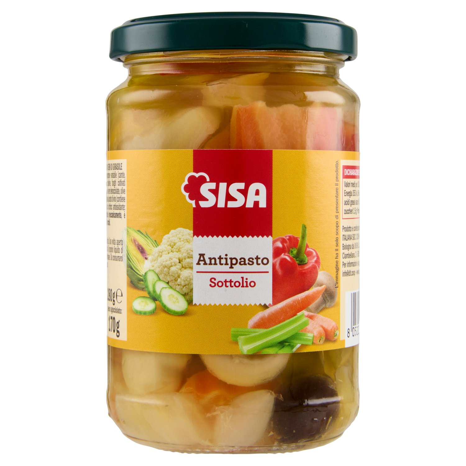Sisa Antipasto Sottolio 280 g