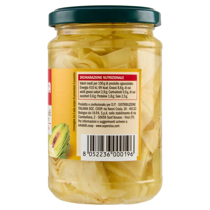 Sisa Carciofi Tagliati Sottolio 280 g