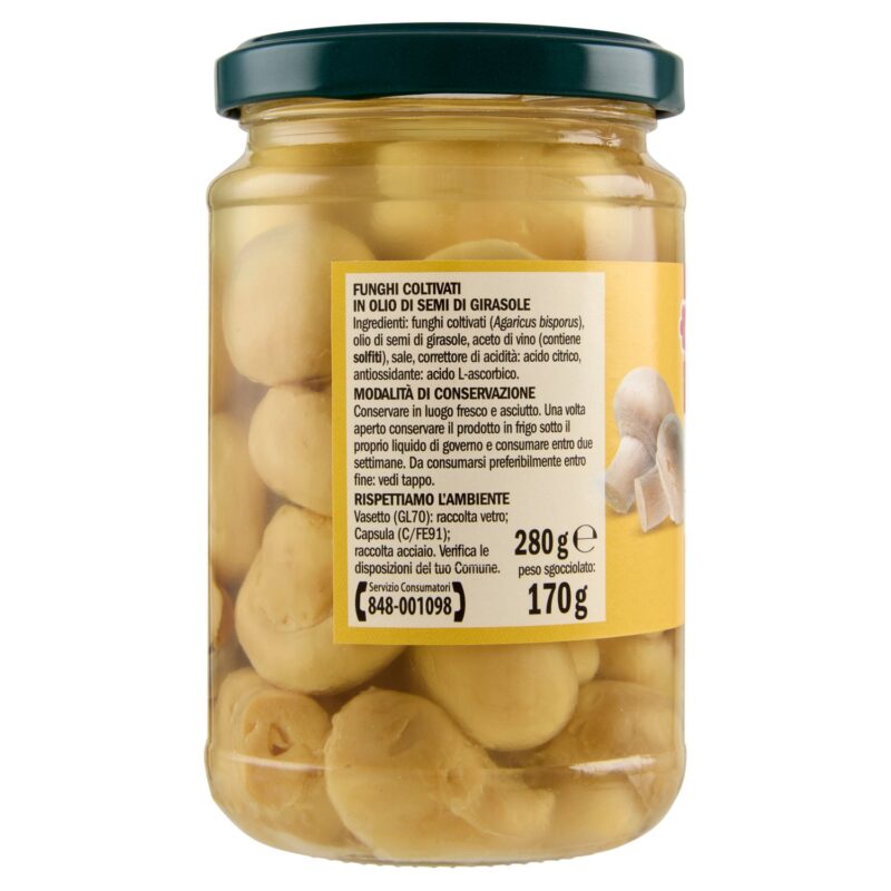 Sisa Funghi Coltivati Sottolio 280 g