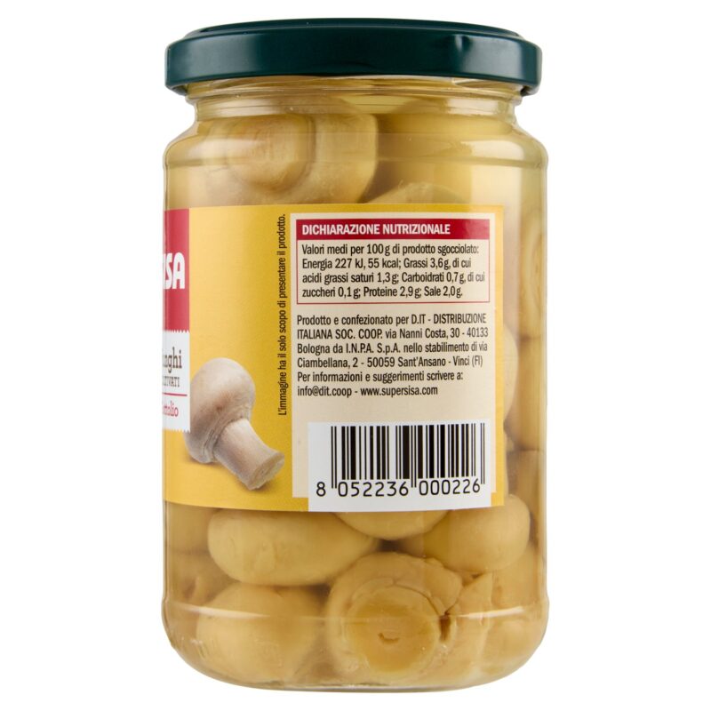 Sisa Funghi Coltivati Sottolio 280 g
