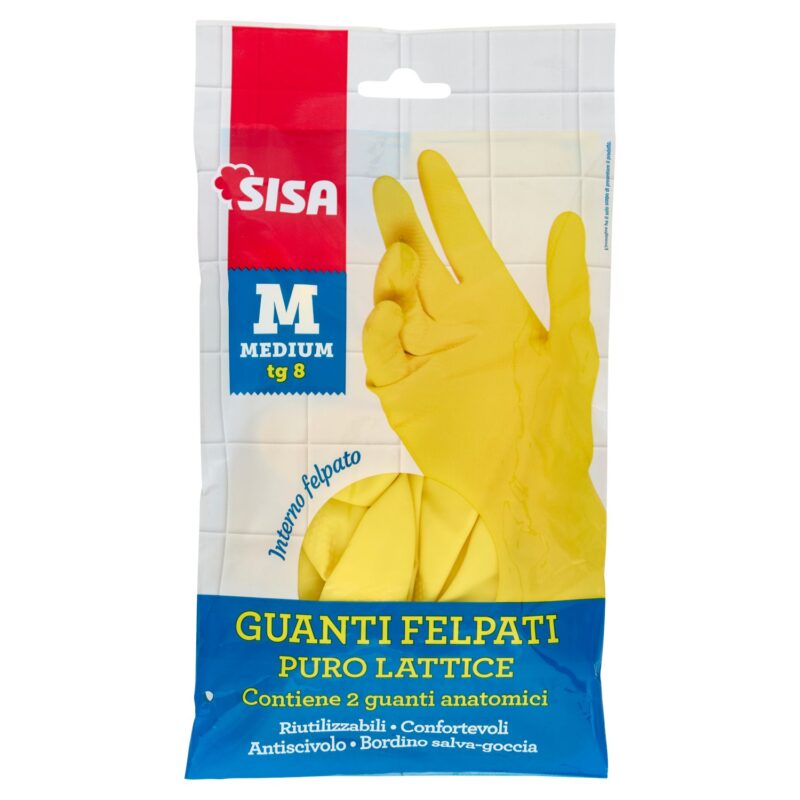 Sisa Guanti felpati M taglia 8 1 paio