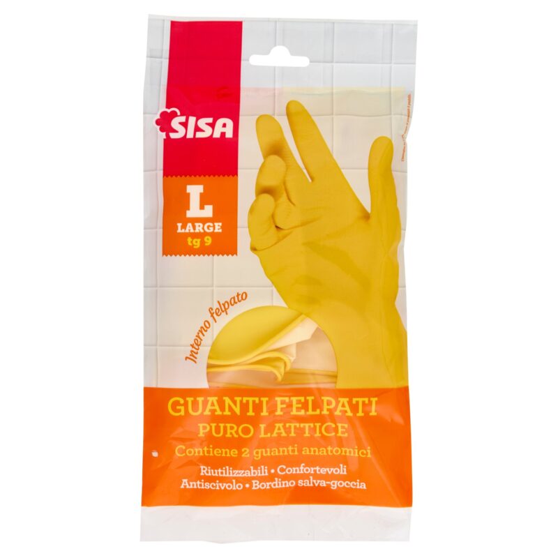 Sisa Guanti felpati L taglia 9 1 paio