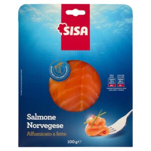 Sisa Salmone Norvegese Affumicato a Fette 100 g