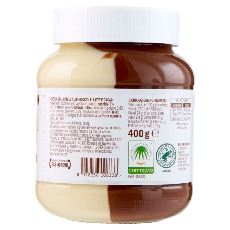 Sisa Crema Spalmabile Bicolore 400 g