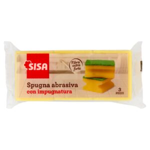 Sisa Spugna Abrasiva con impugnatura 3 pz
