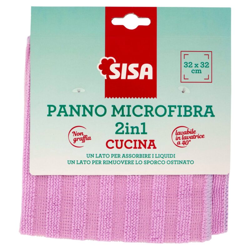 Sisa Panno Microfibra 2in1 Cucina 32 x 32 cm 1 pz