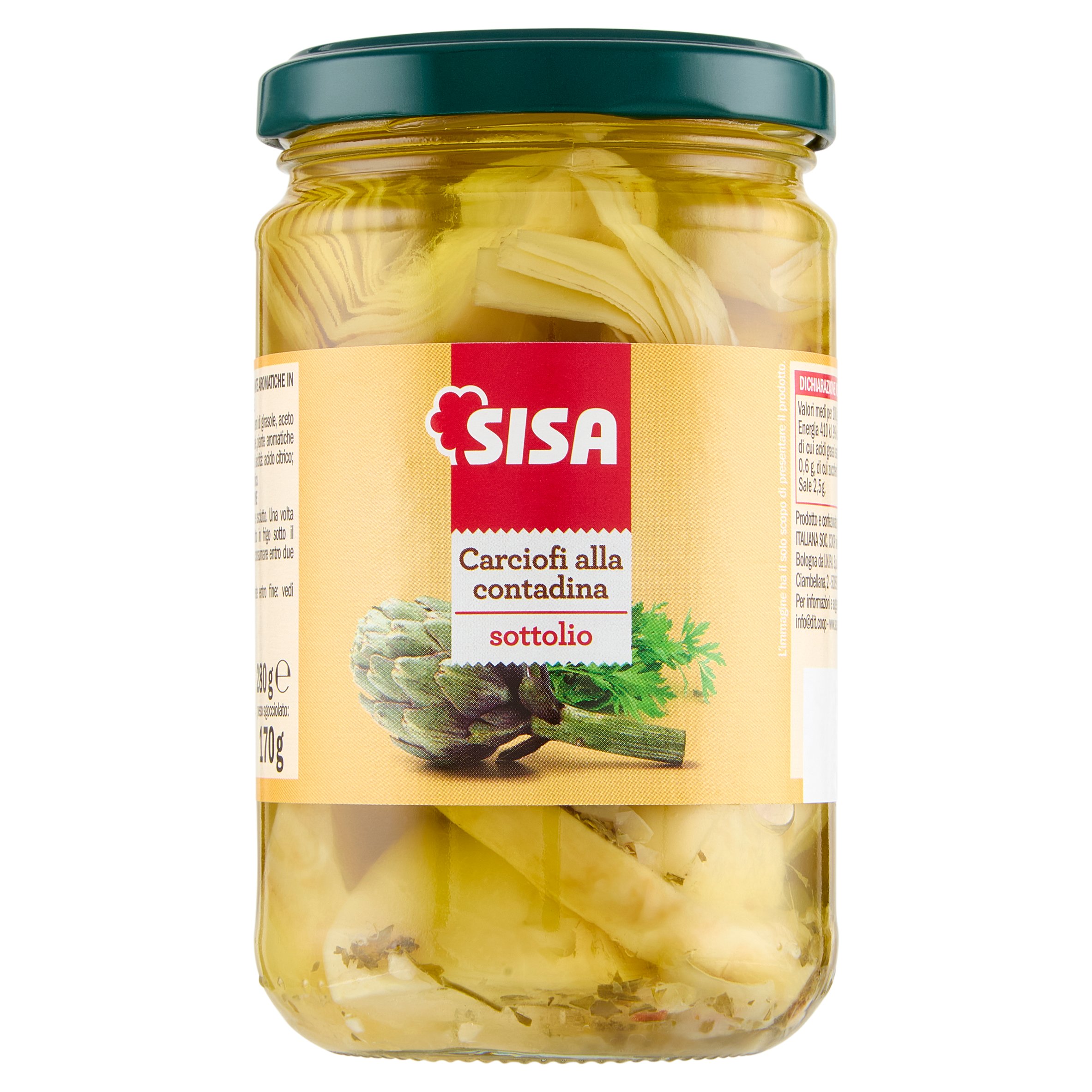 Sisa Carciofi alla contadina sottolio 280 g