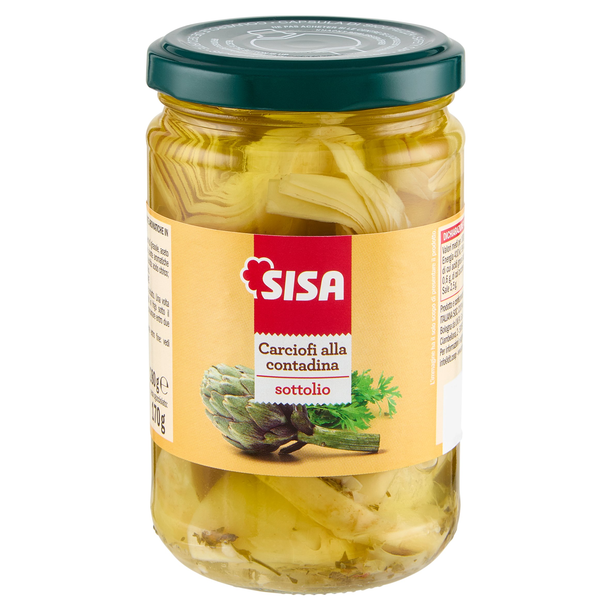 Sisa Carciofi alla contadina sottolio 280 g