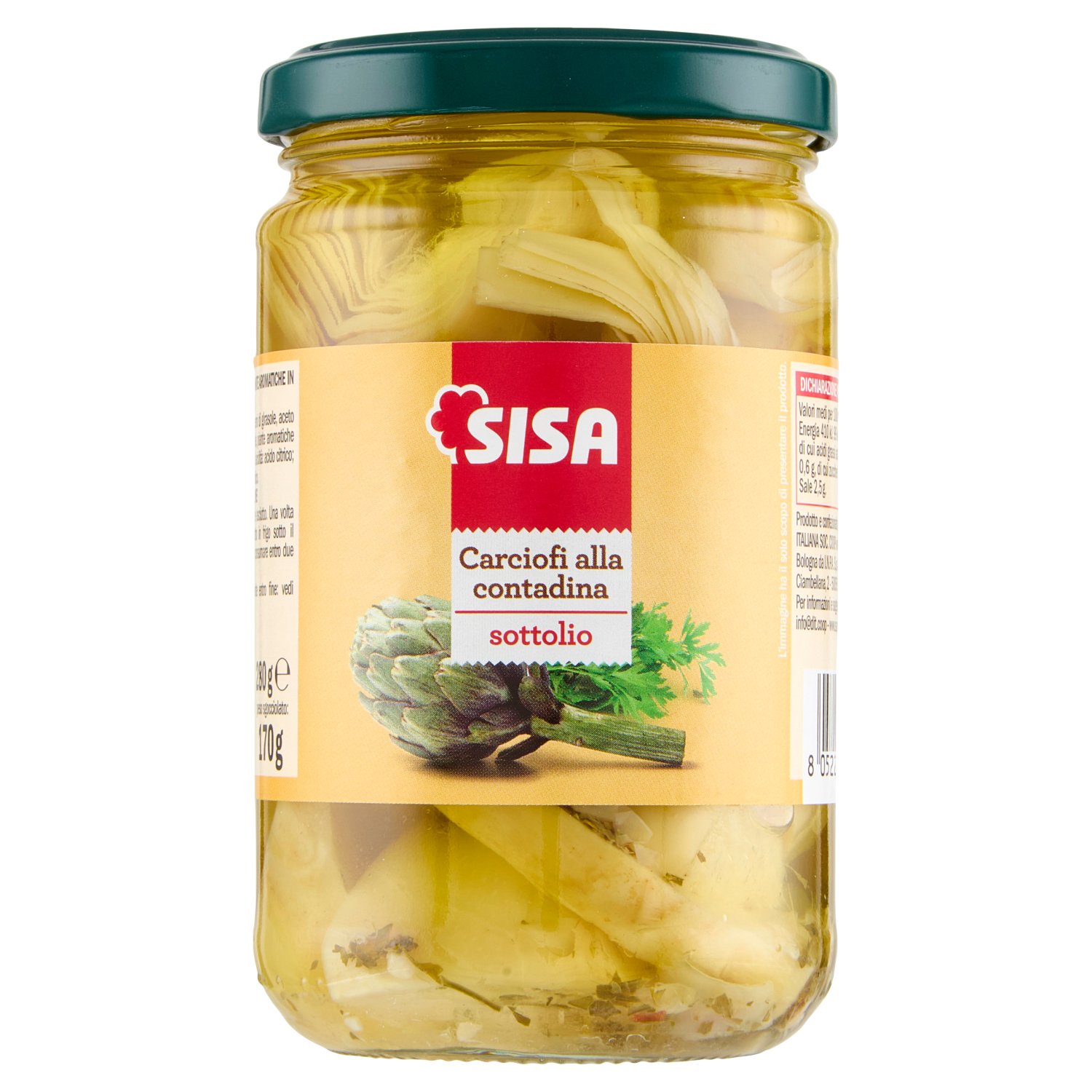 Sisa Carciofi alla contadina sottolio 280 g