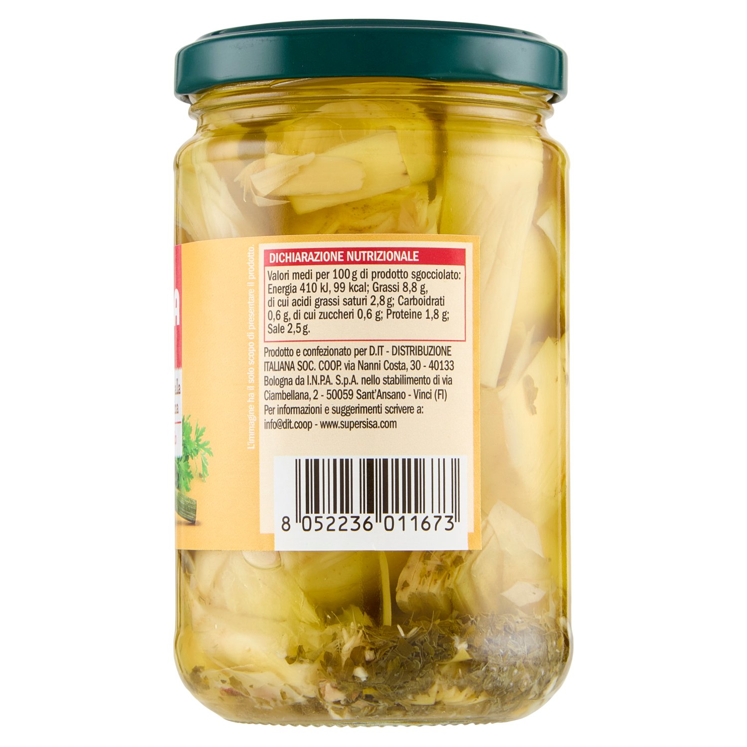 Sisa Carciofi alla contadina sottolio 280 g