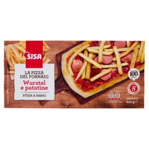 Sisa la Pizza del Fornaio Wurstel e patatine Surgelata 240 g