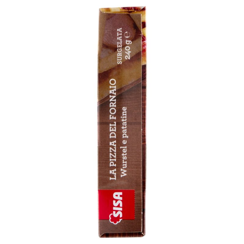 Sisa la Pizza del Fornaio Wurstel e patatine Surgelata 240 g