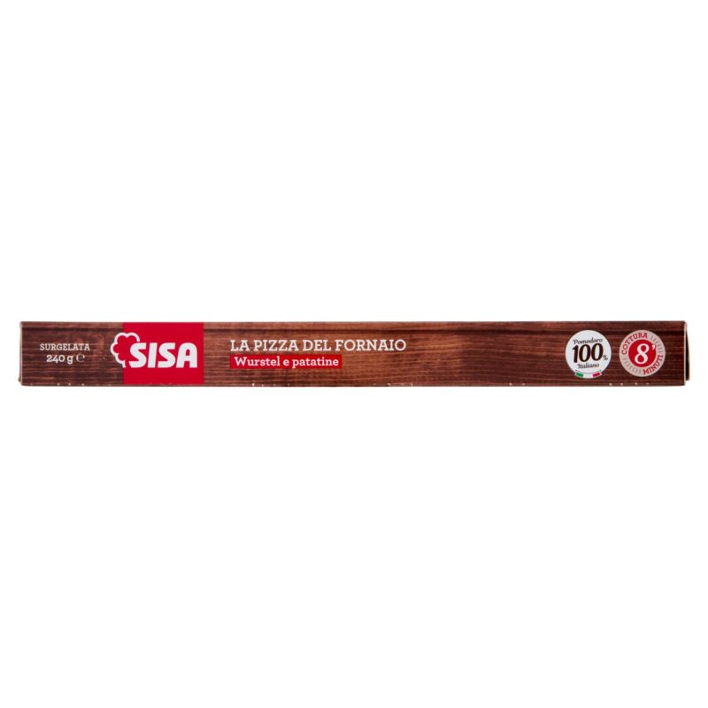 Sisa la Pizza del Fornaio Wurstel e patatine Surgelata 240 g