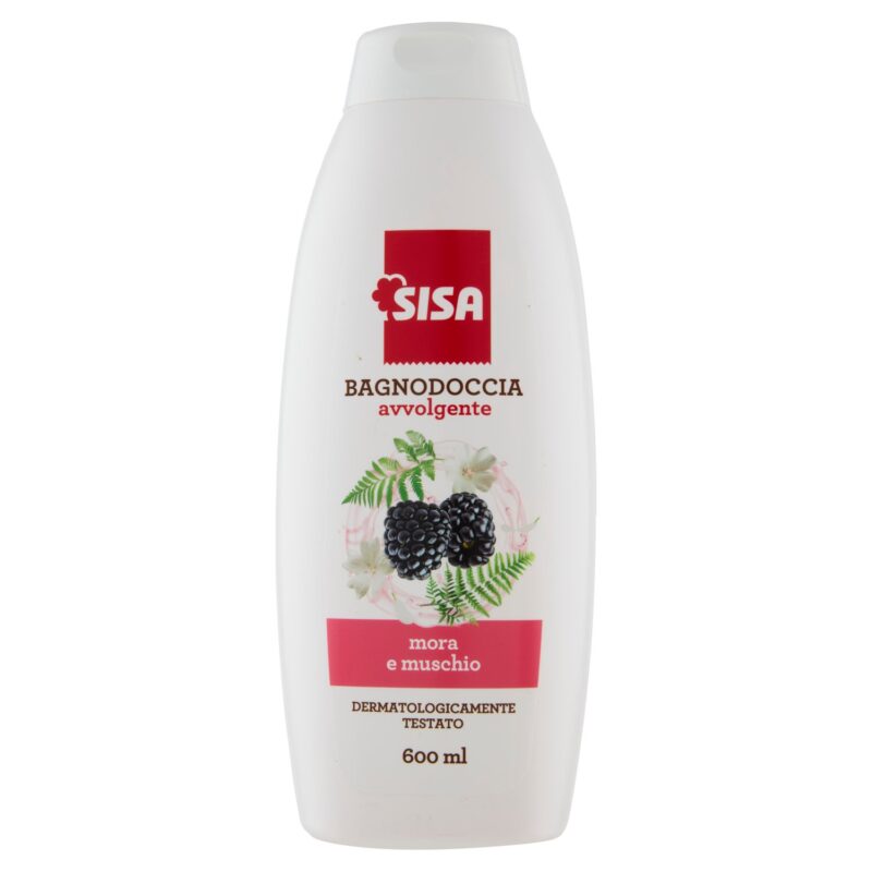 Sisa Bagnodoccia avvolgente mora e muschio 600 ml