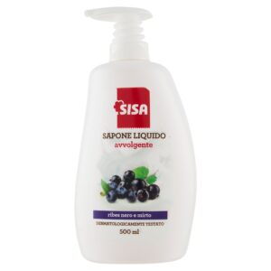Sisa Sapone Liquido avvolgente ribes nero e mirto 500 ml