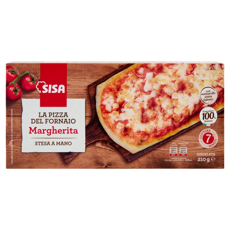 Sisa la Pizza del Fornaio Margherita Surgelata 210 g