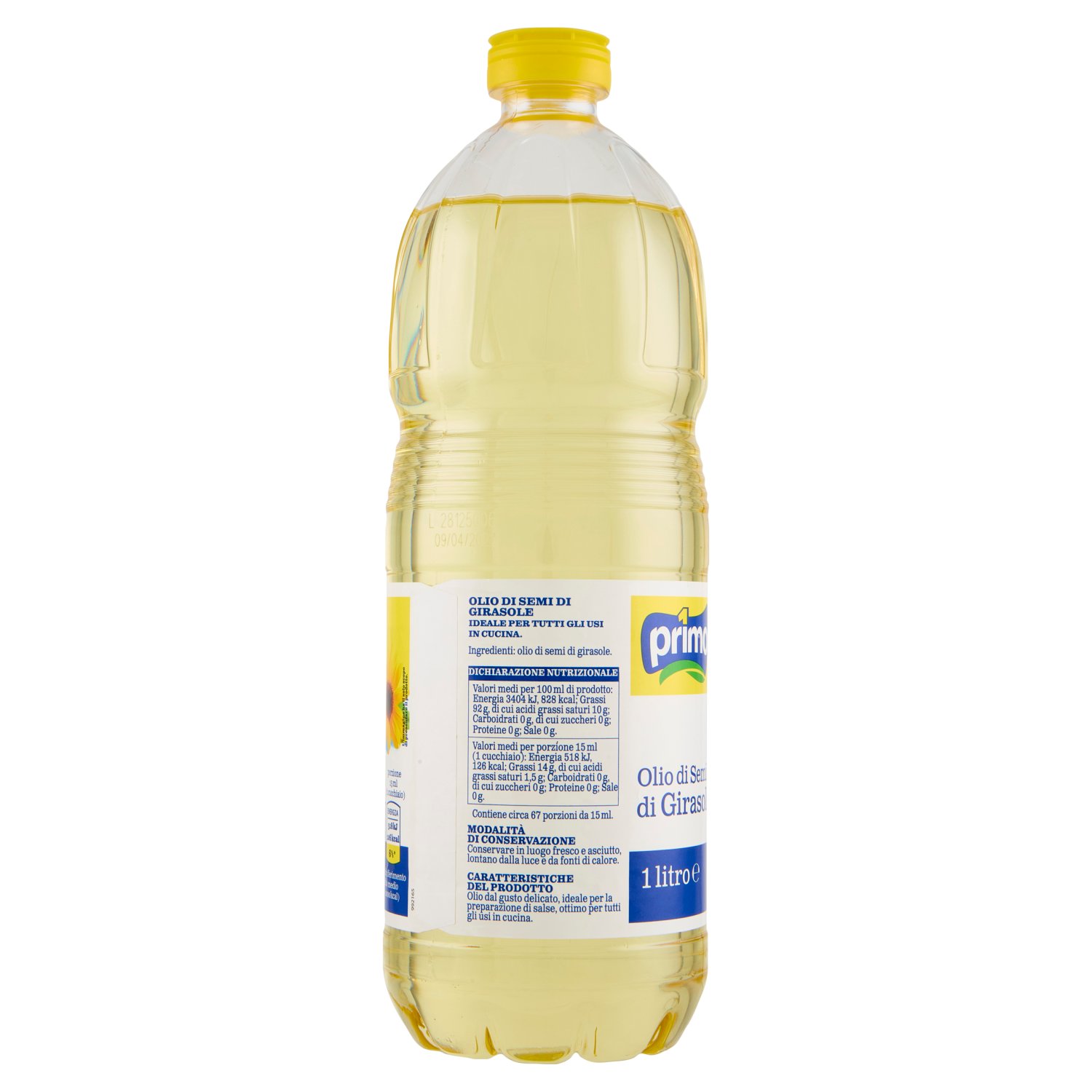 Primo Olio di Semi Girasole 1 litro