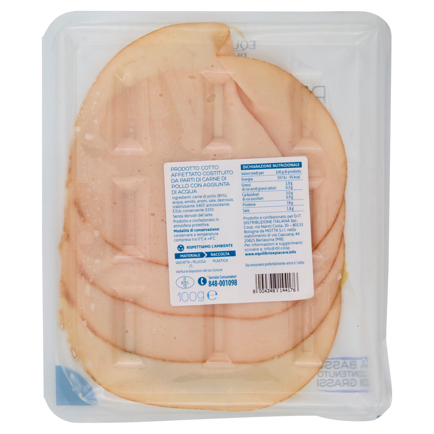Equilibrio & Piacere Petto Pollo Arrosto 100 g