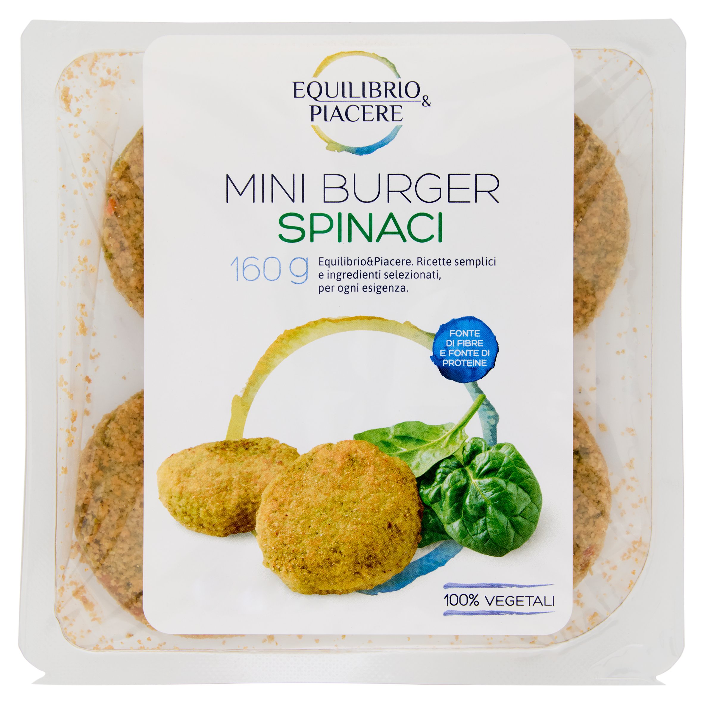 Equilibrio & Piacere Mini Burger Spinaci 160 g