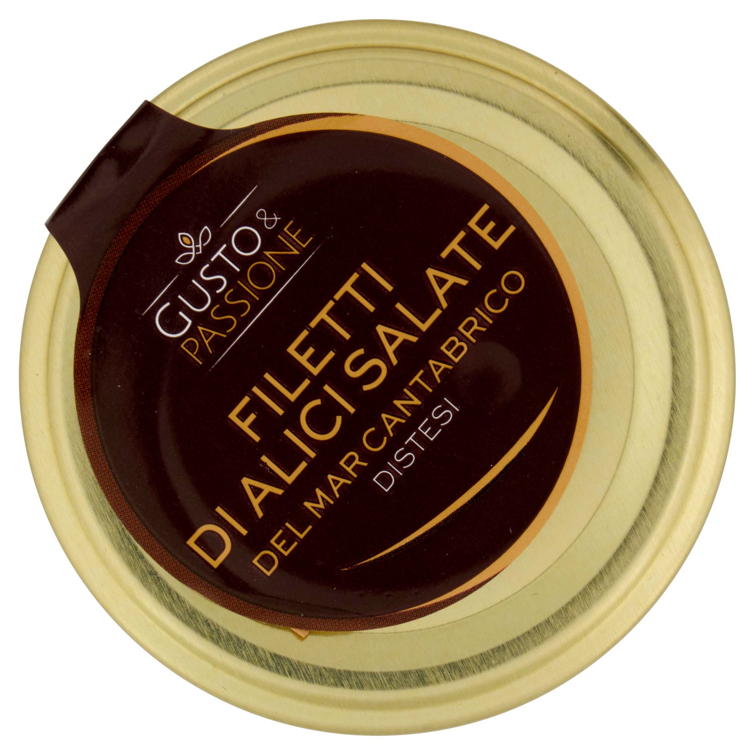 Gusto & Passione Filetti di Alici Salate del Mar Cantabrico Distesi 110 g