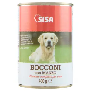 Sisa Bocconi Cane con Manzo 400 g