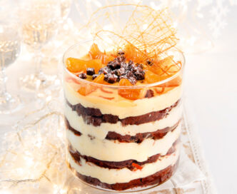 Coppa alla mousse di clementine