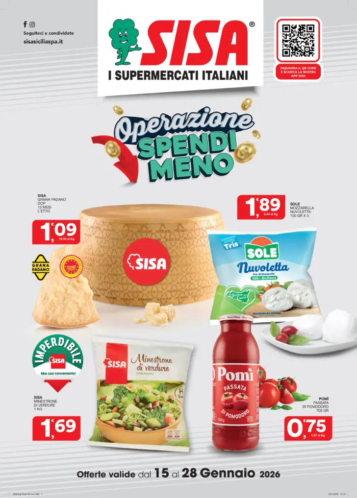 Copertina del volantino