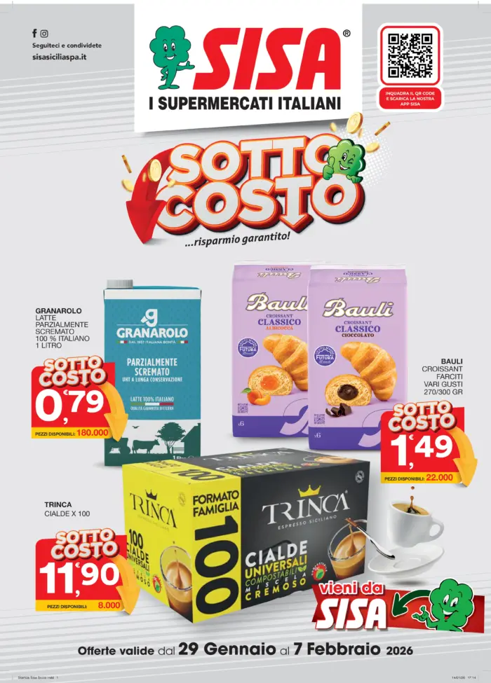 Copertina del volantino