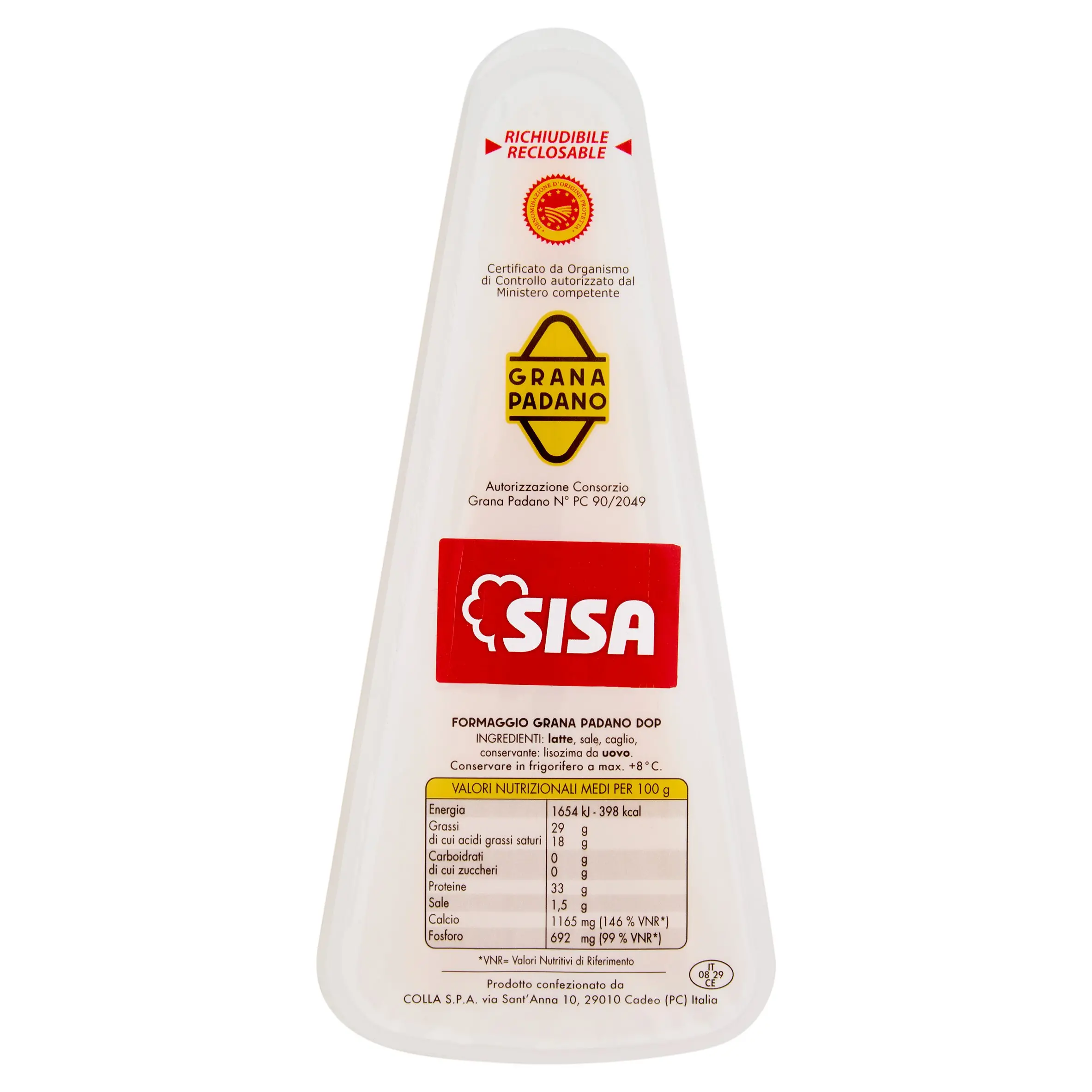 Sisa Grana Padano DOP 0,200 kg