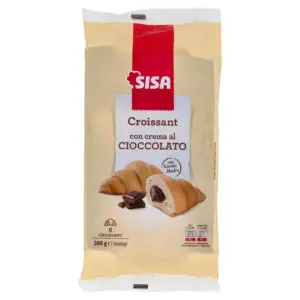 Sisa Croissant con crema al Cioccolato 6 pezzi 300 g
