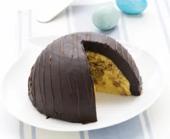 Zuccotto semifreddo bicolore