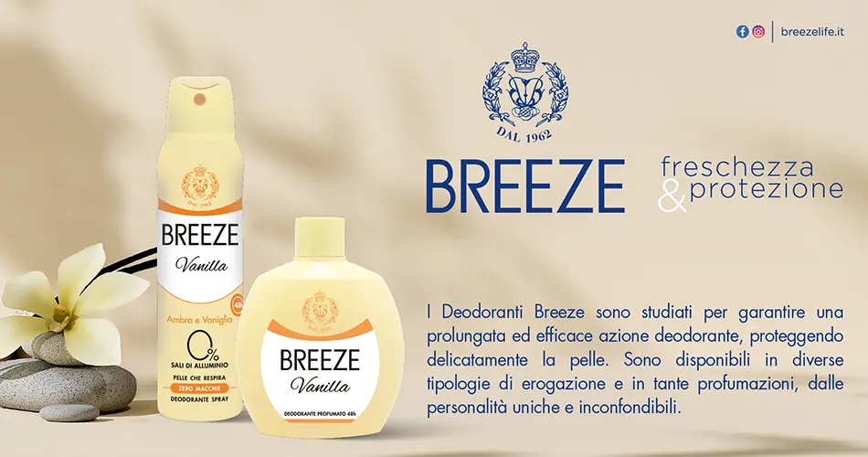Prodotti Breeze Vanilla con link a homepage Sisa