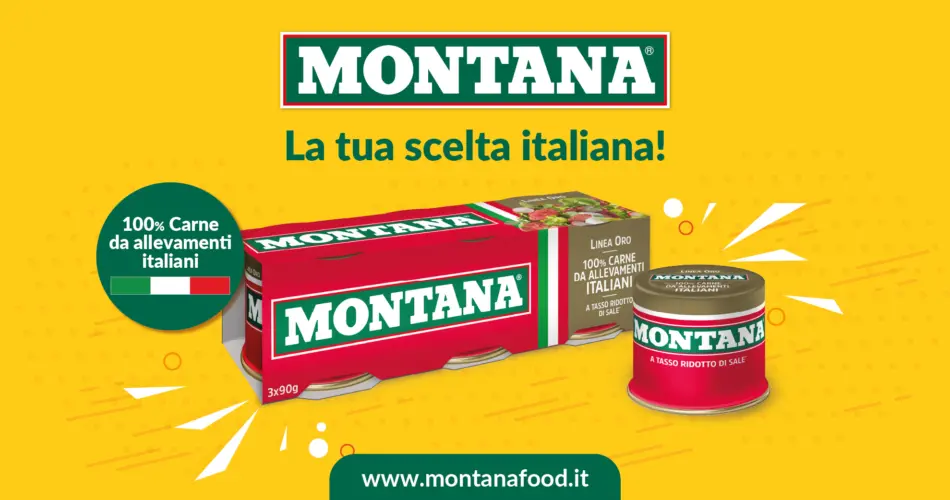 Montana oro con link a pagina di ricette Montana