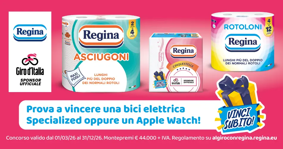 Prodotti Regina con link a homepage Regina