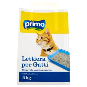 Primo Lettiera per Gatti Minerale agglomerante 5 kg