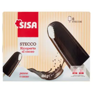 Sisa Stecco Ricoperto al cacao 8 pezzi 400 g