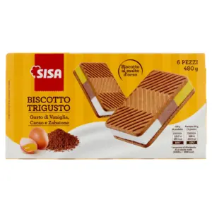 Sisa Biscotto Trigusto 6 Pezzi 480 g