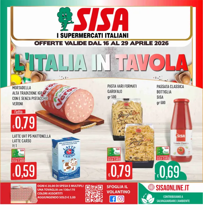 Copertina del volantino