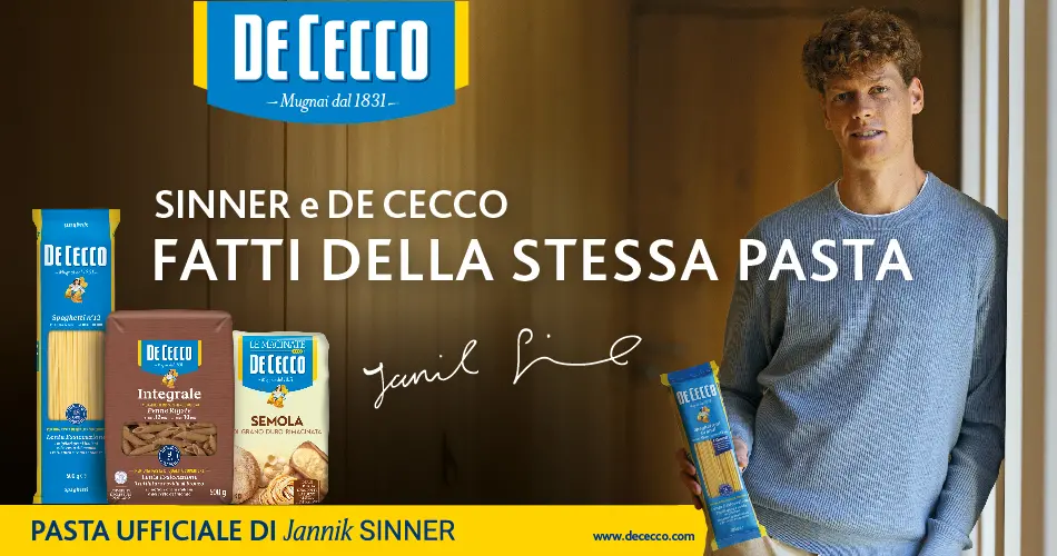 Pasta DeCecco con link a homepage Sisa