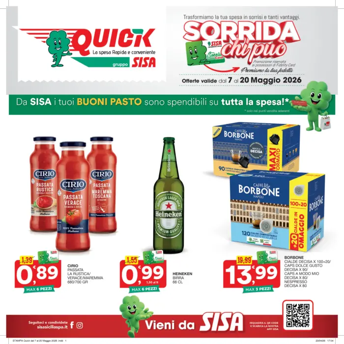 Copertina del volantino