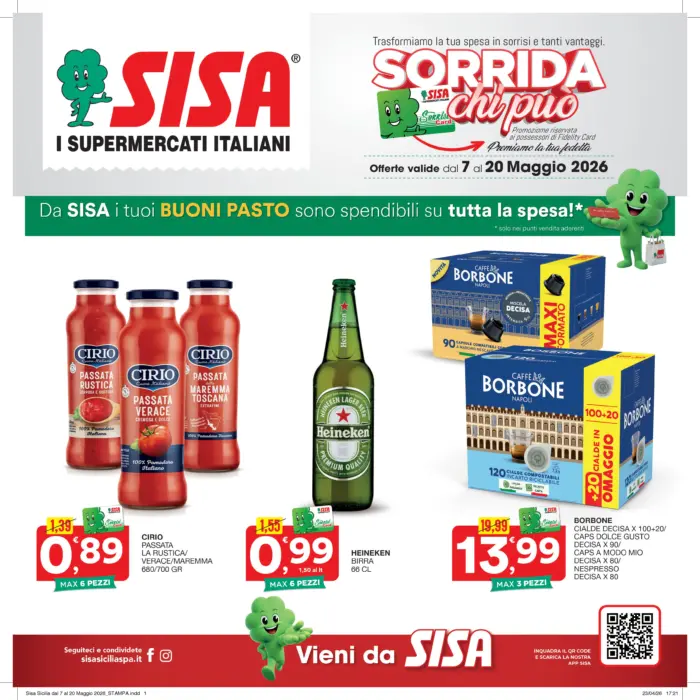 Copertina del volantino
