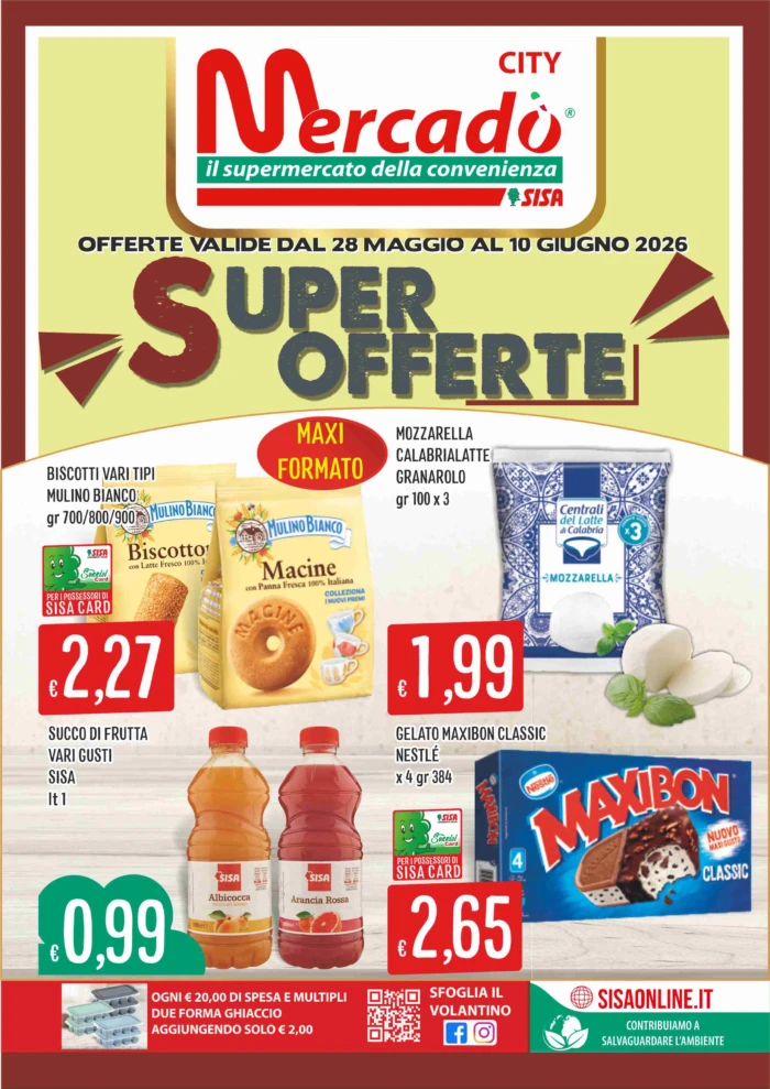 Copertina del volantino