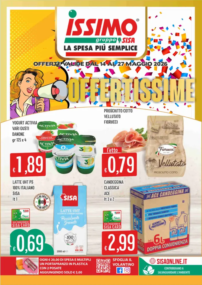 Copertina del volantino