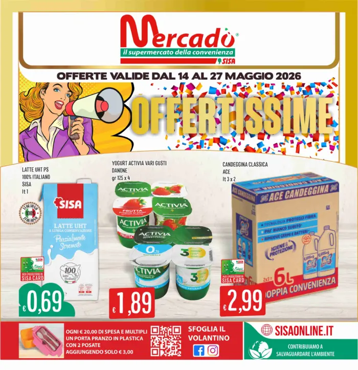 Copertina del volantino