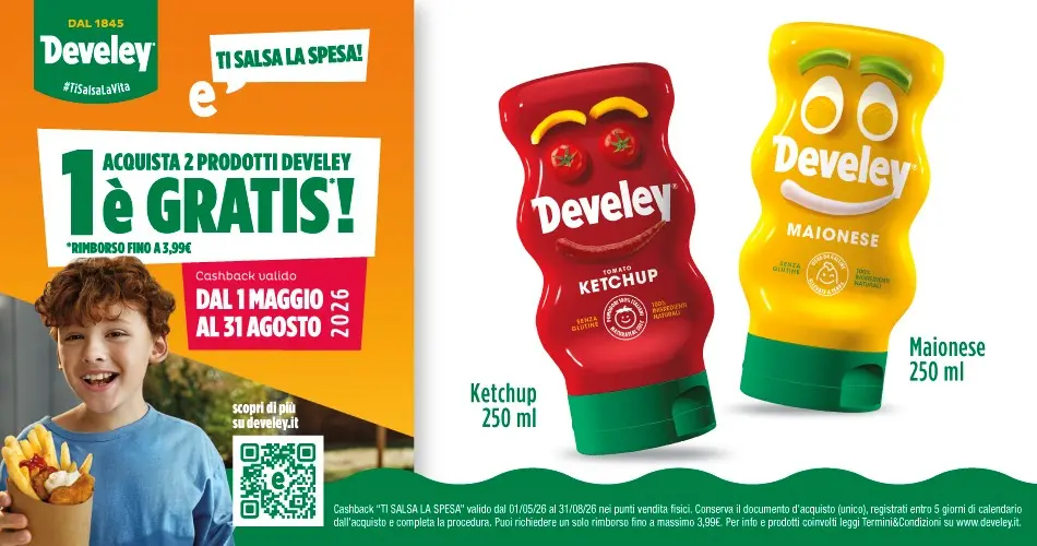 Prodotti Develey con link a homepage Sisa