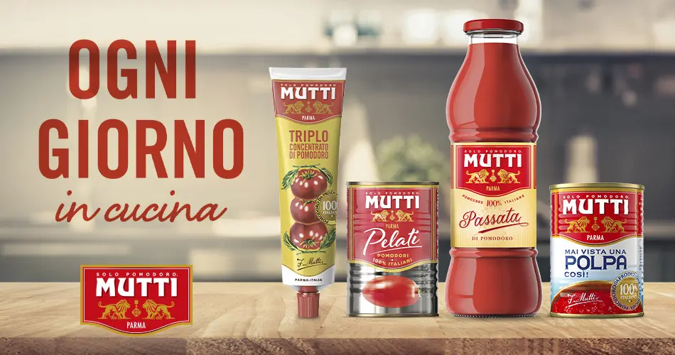 Prodotti Mutti con link a homepage Mutti