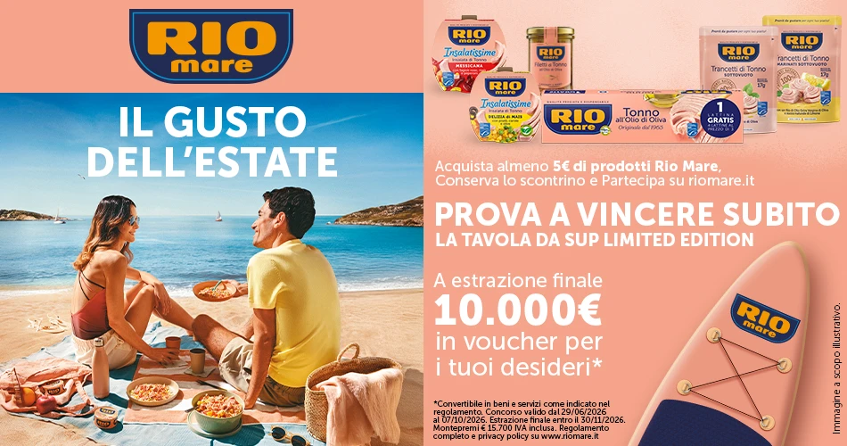 Tonno Rio Mare con link a homepage Sisa