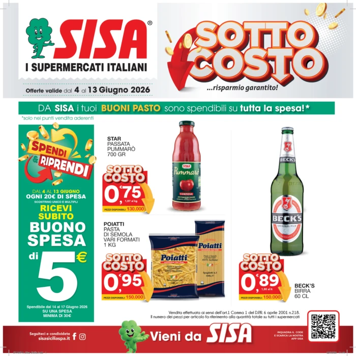 Copertina del volantino