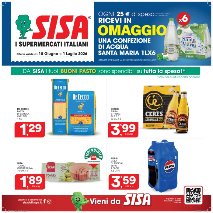 Copertina del volantino