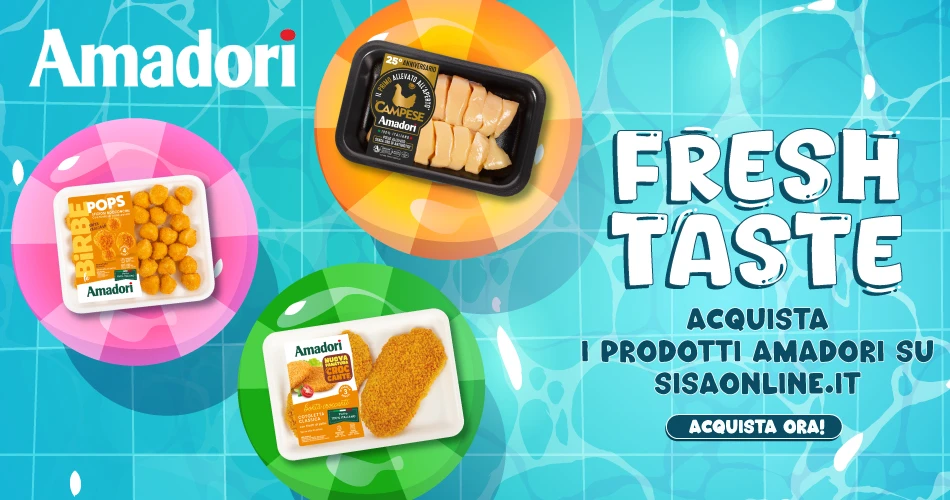 Prodotti Amadori con link a e-commerce Sisa Online